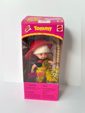 1998 Barbie Adventures with Li'l Friends of Kelly Fireman Tommy Doll